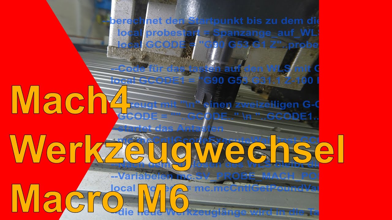 Mach4 Tool change Macro M6