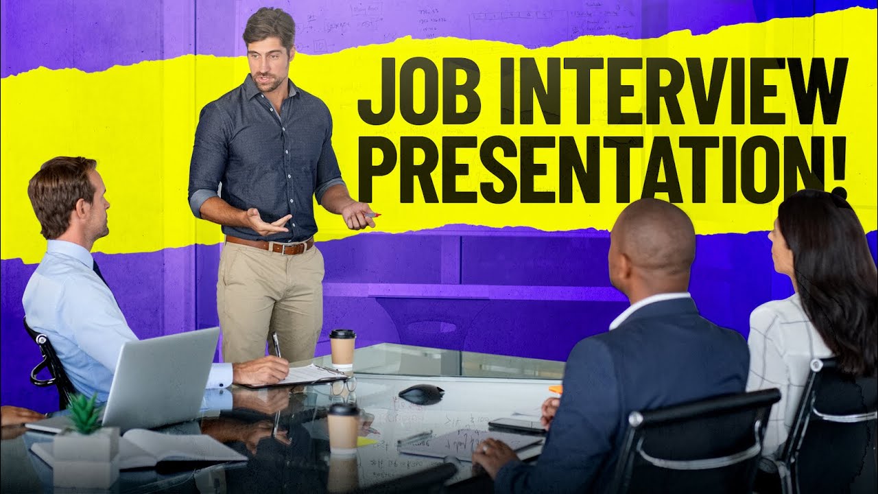 HOW TO GIVE A JOB INTERVIEW PRESENTATION! (Job Interview Presentation TIPS!)