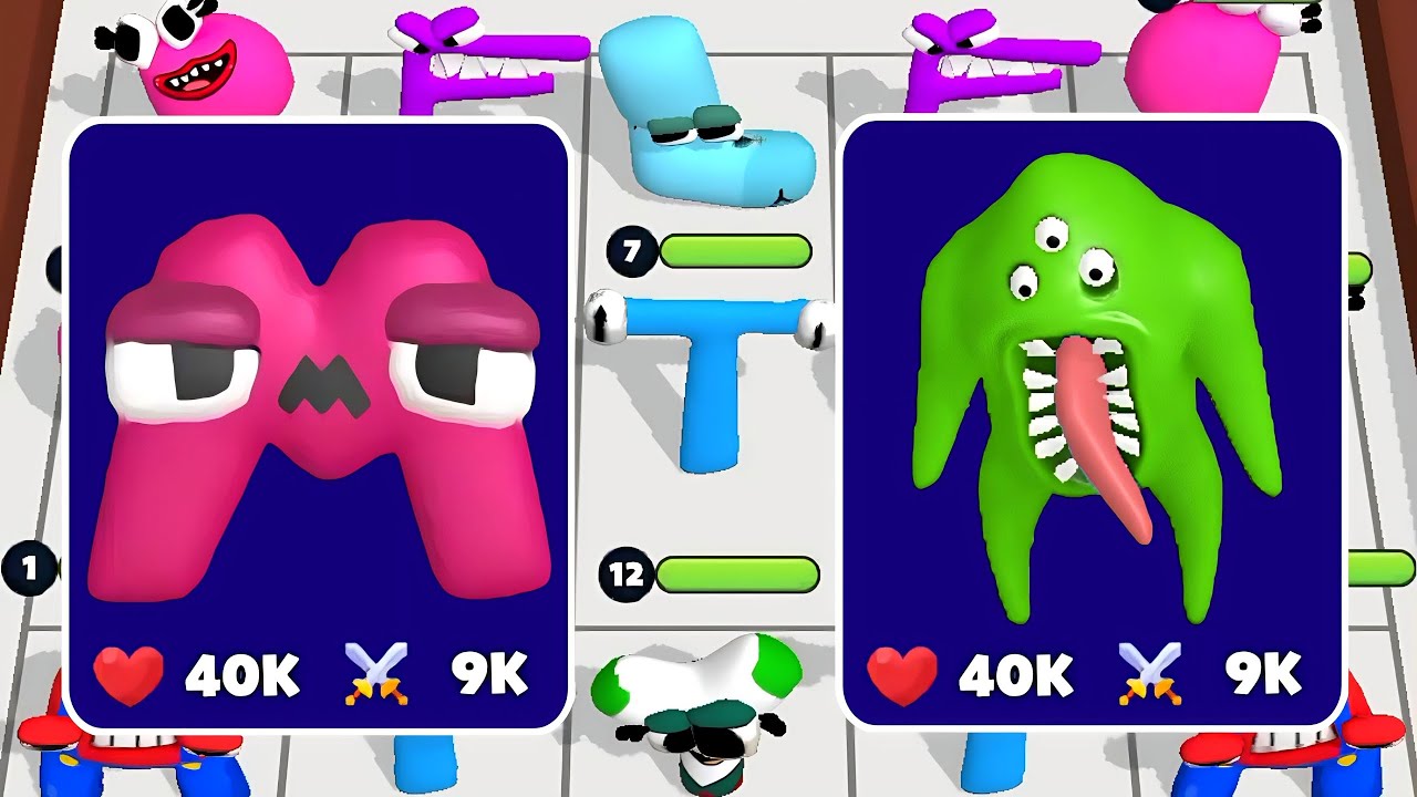 Merge ' Alphabet Lore ' + Merge Garden Monsters ' Rainbow Friends '⭐ ABCDEFGHIJKLMNOPQRSTUVWXYZ