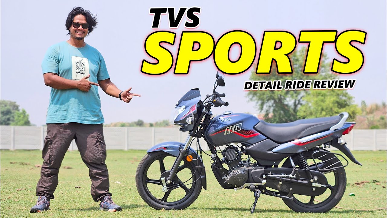 TVS Sport Ride Review 🚀 | New Updates, Features & Real Road Test!