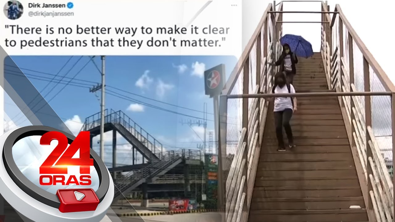 Kamuning footbridge,pinuna ng Consul General ng Kingdom of Netherlands dahil sa tarik nito | 24 Oras