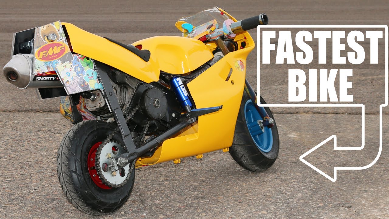 Chainsaw Pocket Bike Hits 55+ mph After These Mods!