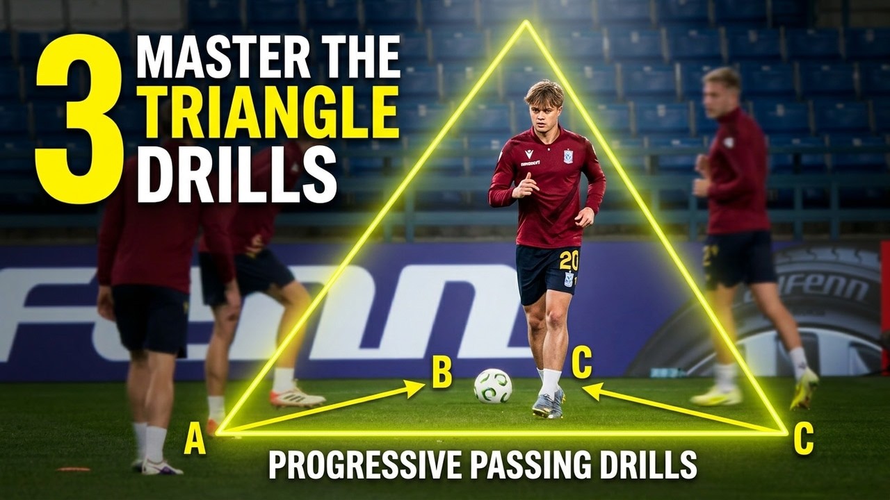 3 Progressive Triangle Passing Drills | Soccer Training