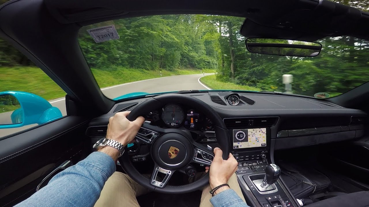 2017 Porsche 911 Carrera GTS Cabriolet - POV Drive