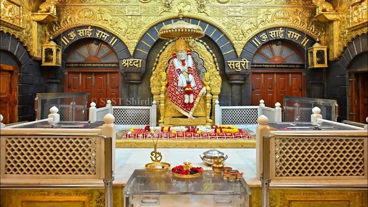 சீரடி சாய்பாபா திங்கட்கிழமை காலை தரிசனம் 🕉️ Shirdi Saibaba Monday Morning Darshan! #saibaba 