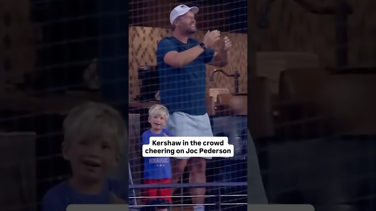 Clayton Kershaw watches his former teammate hit two home runs