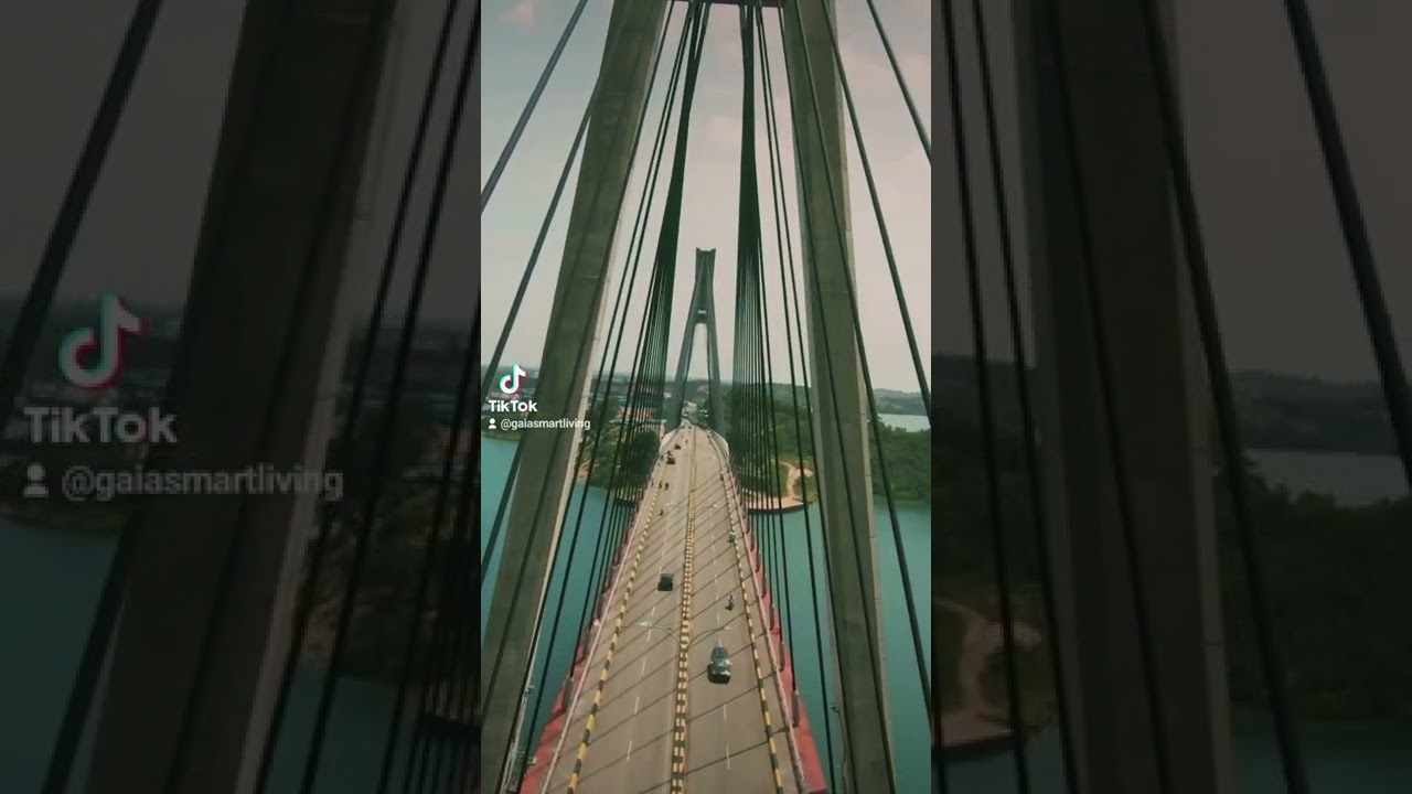 Jembatan 2 Barelang Batam. #airbnb #batam #visitbatam