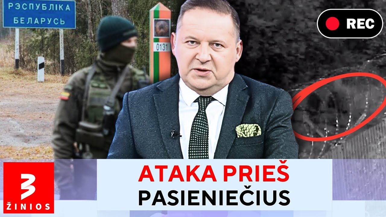 Agresyviai nusiteikę migrantai užpuolė Lietuvos pasieniečius akmenimis ir pagaliais • TV3 Žinios