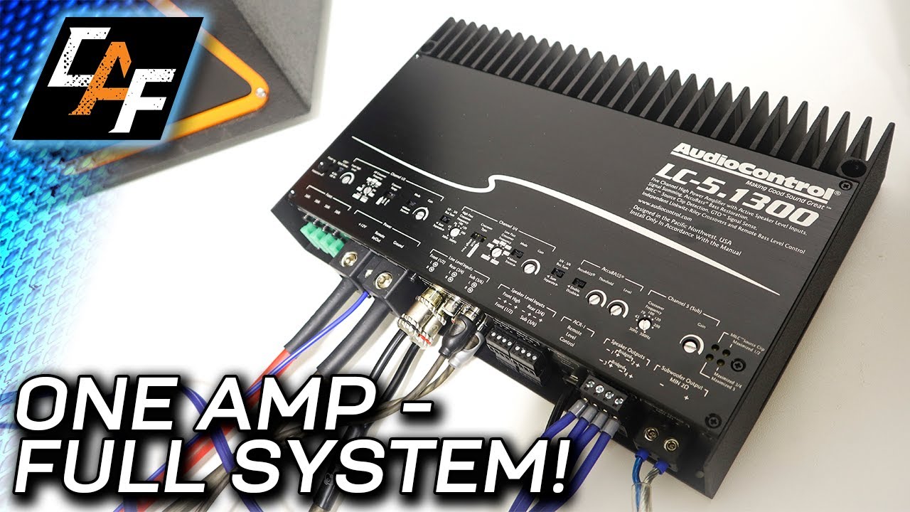 Subs & Speakers Powered by ONE Amp? AudioControl's 5 Channel LC-5.1300 Amplifier!