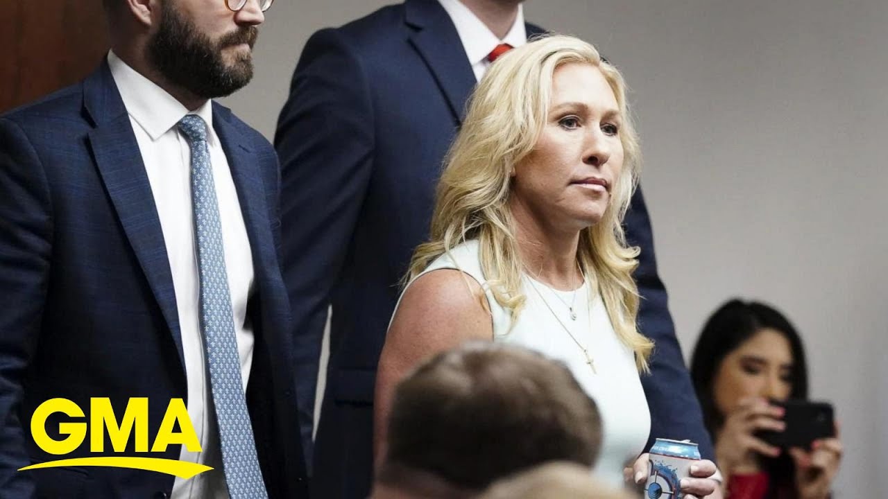 Marjorie Taylor Greene appears in court l GMA