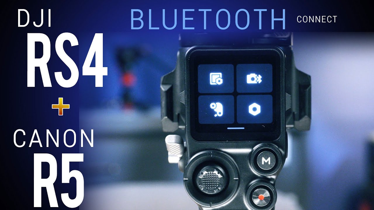 Подвес DJI RS 4 + Canon R5: совет по беспроводному Bluetooth-подключению