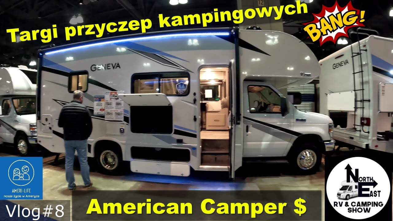 Amerykanskie przyczepy kempingowe & RV.  Pokazujemy najbardziej popularne oraz ich CENY $ $ $ $ $ $