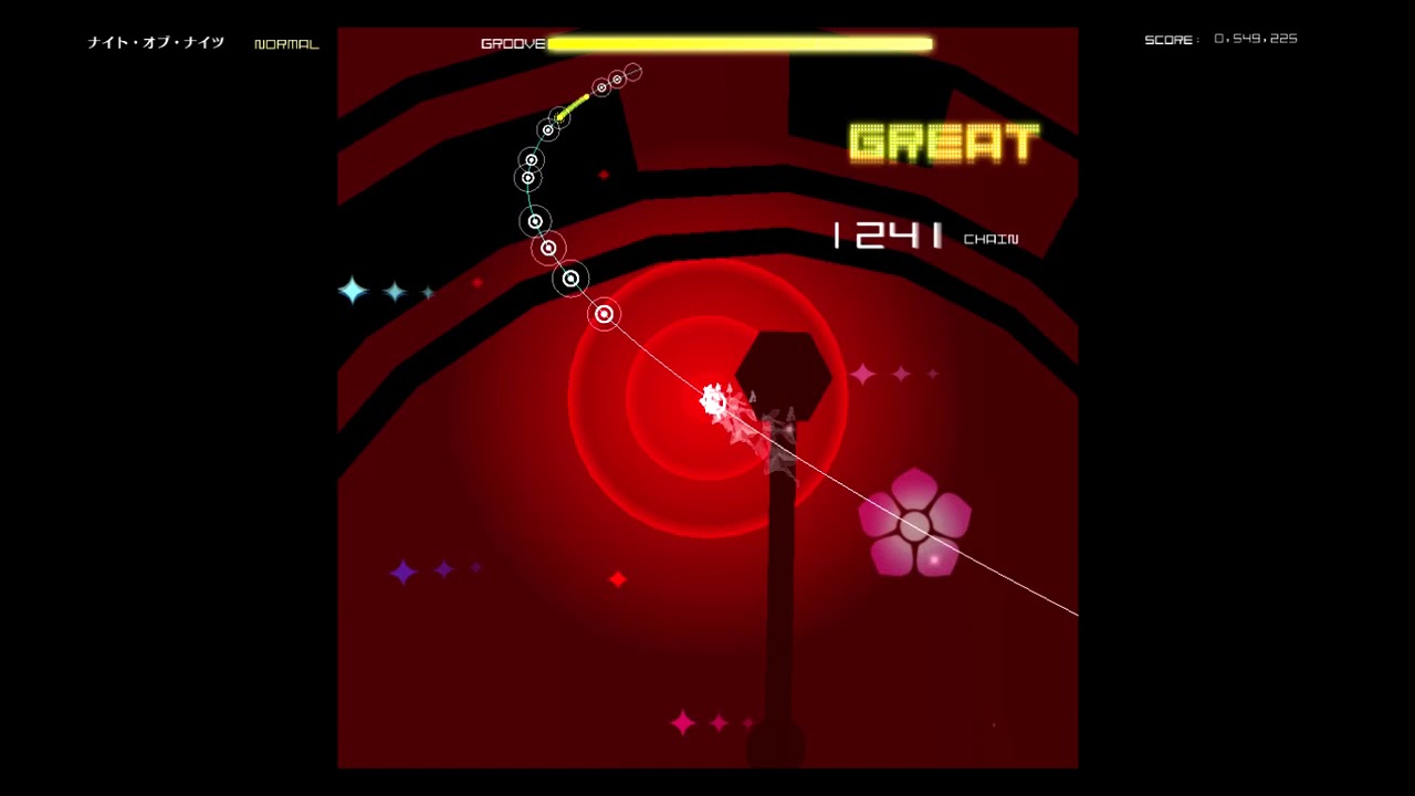 Groove Coaster Gameplay : Night of Knights (FULL CHAIN)
