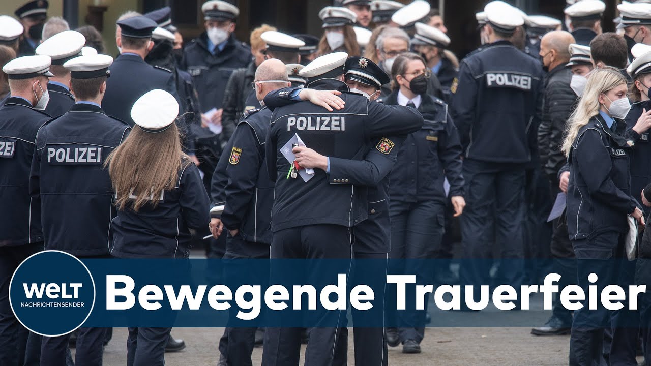TRAUER NACH DOPPELMORD: Polizisten in Deutschland gedenkt mit Schweigeminute ermordeten Kollegen