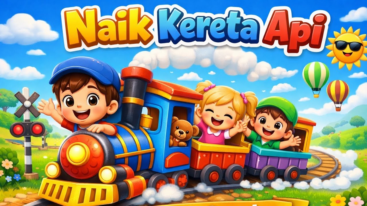 Naik Kereta Api | Lagu Anak Populer - Naik Kereta Api Tut Tut Tut | Lagu Anak dan Balita