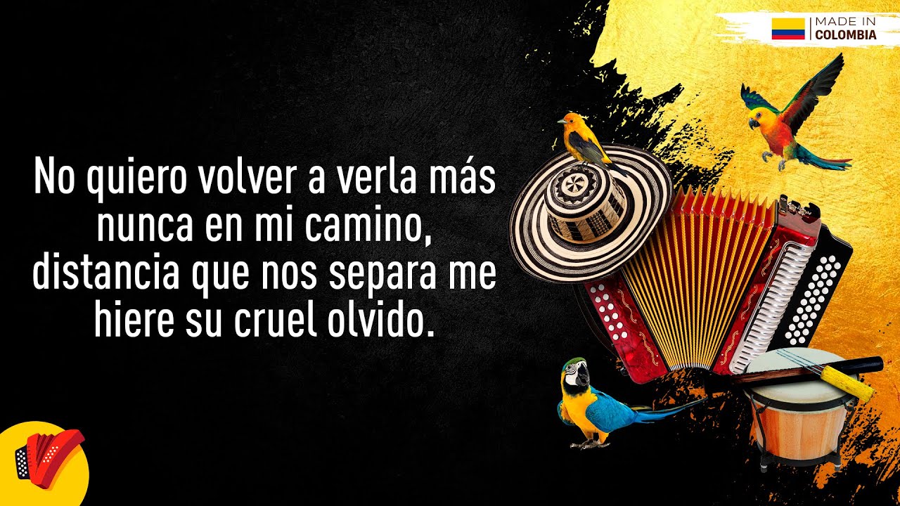 Sin Medir Distancias, Diomedes Díaz, Video Letra - Sentir Vallenato