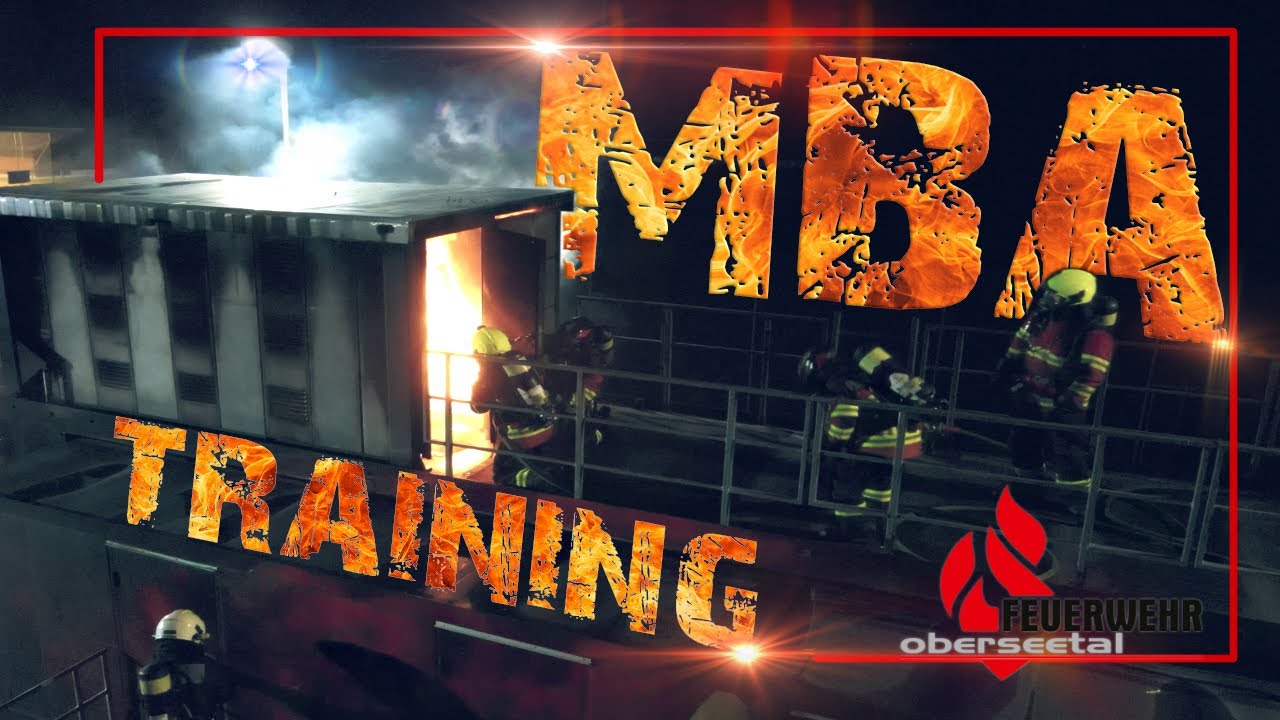 🔥 MBA Training | Atemschutz Feuerwehr Oberseetal | Firefightertraining |