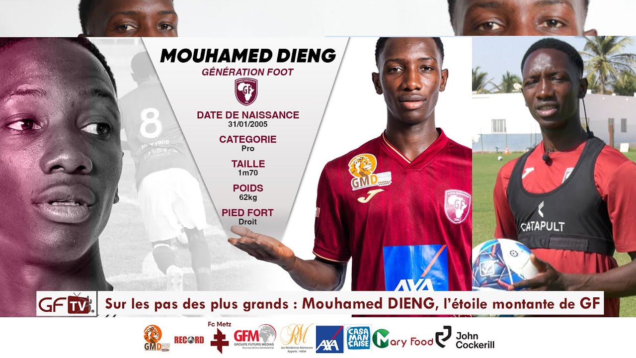 Sur les pas des plus grands : Mouhamed DIENG, l’étoile montante de GF