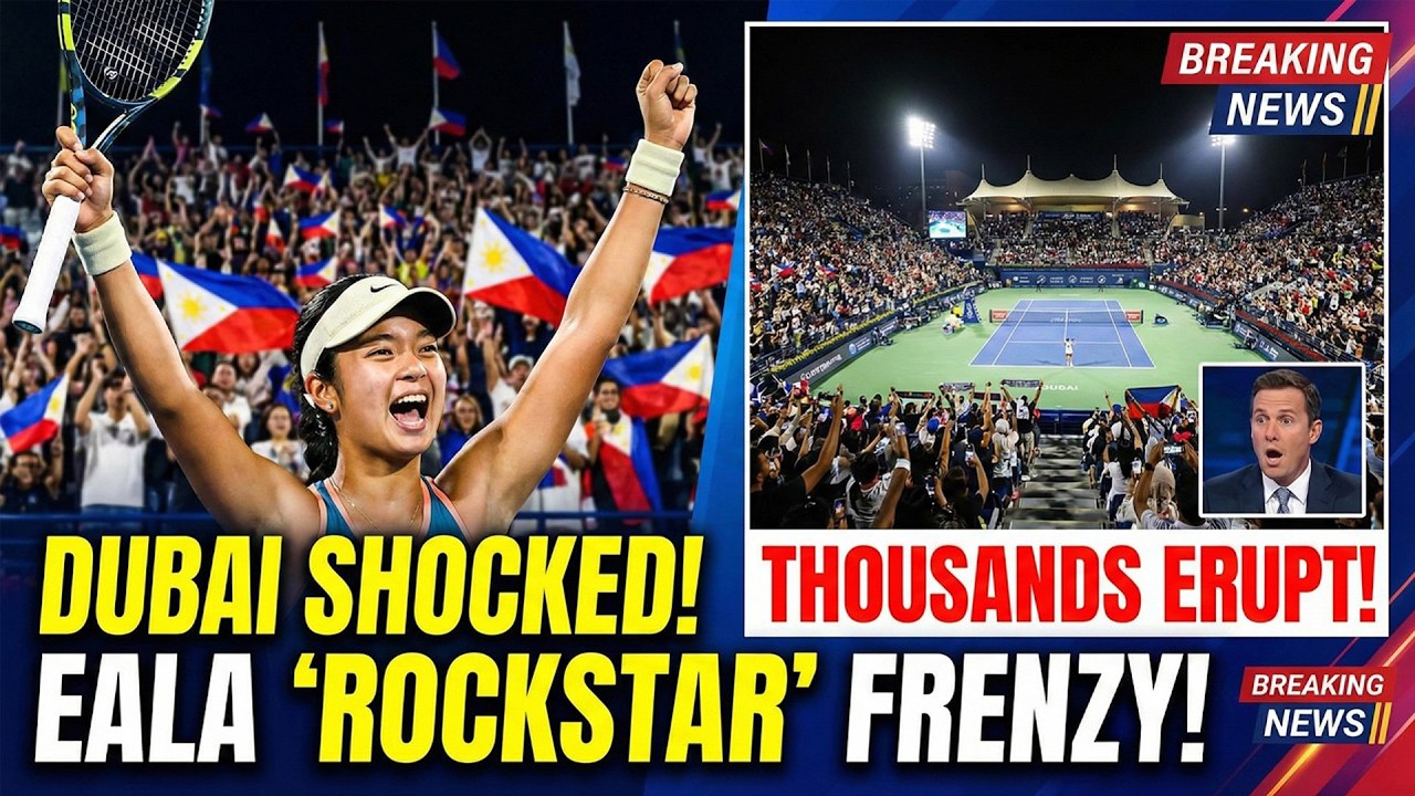 “Dubai Erupts in Eala Mania Thousands Flock to Meet Tennis Sensation Alexandra Eala! 🌟🎾”