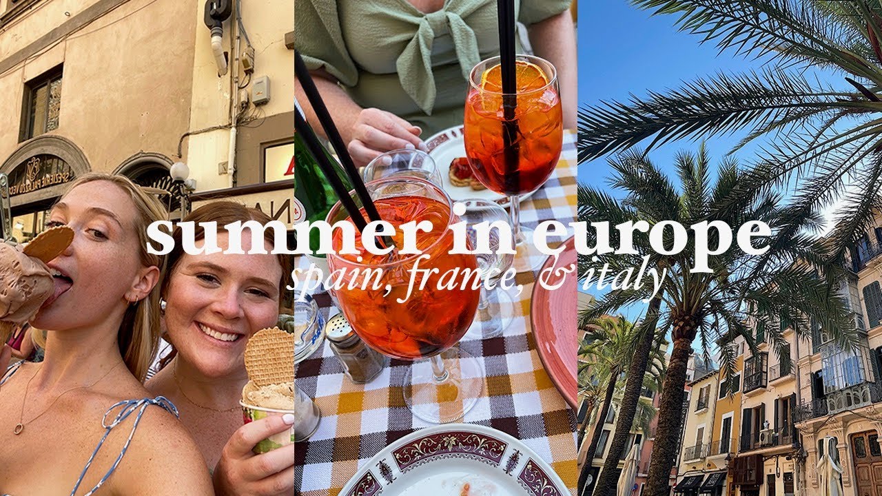 summer in europe | one week in the Mediterranean (spain, france, and italy VLOG)