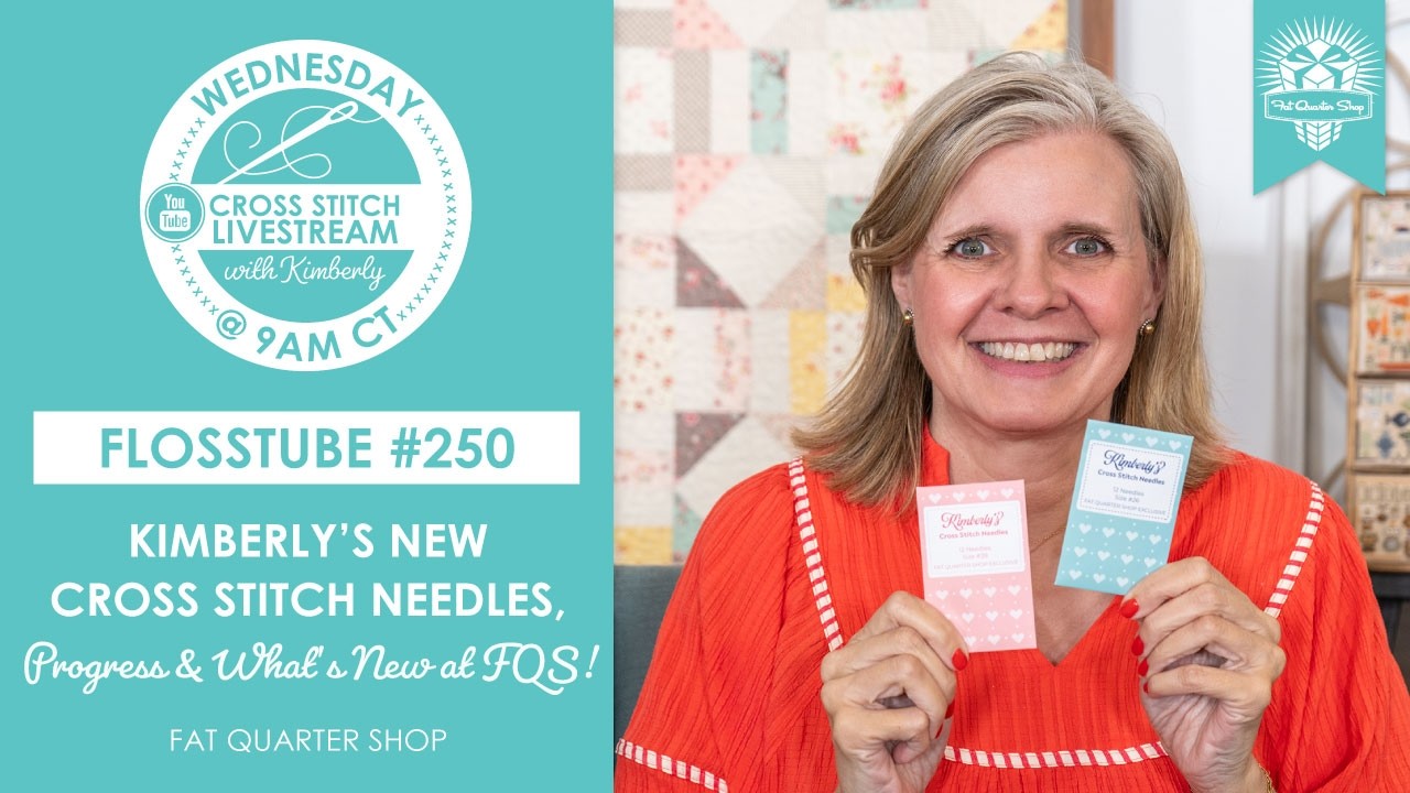 LIVE: New Stitch Along, Cross Stitch Finishes & Sew Much Stitching Progress! - FlossTube #250