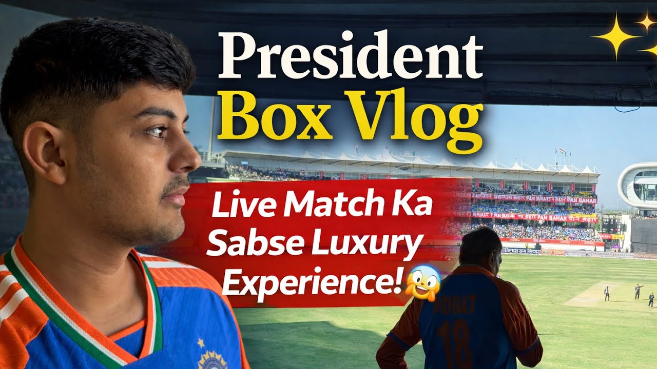Inside President Box 🏟️ | VIP Match Experience You’ve Never Seen