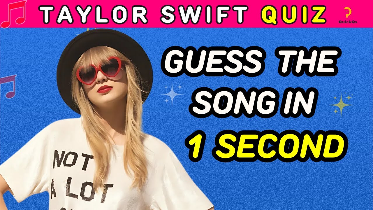 Taylor Swift Music Challenge ⚠️ Guess The Song In 1 Second 🎶Taylor Swift Quiz🎶