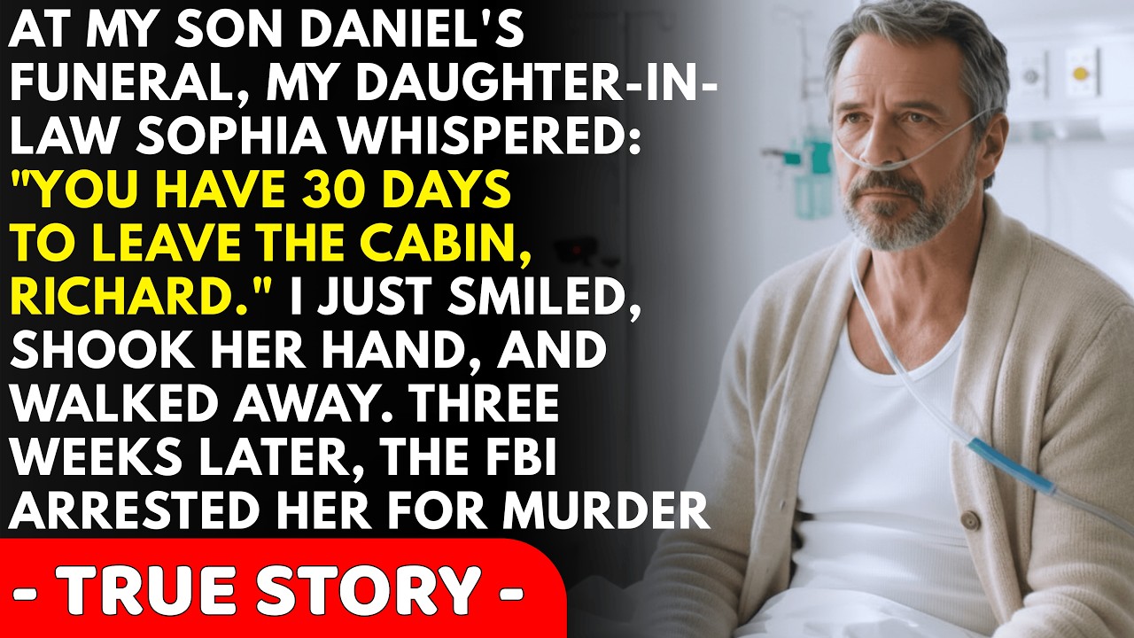 At My Son's Funeral, My Daughter-in-Law Whispered 'The Cabin Is Yours in 30 Days, Ric...