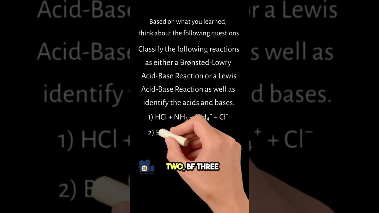 Practice Problems on Acid-Base Reactions In Chemistry.
