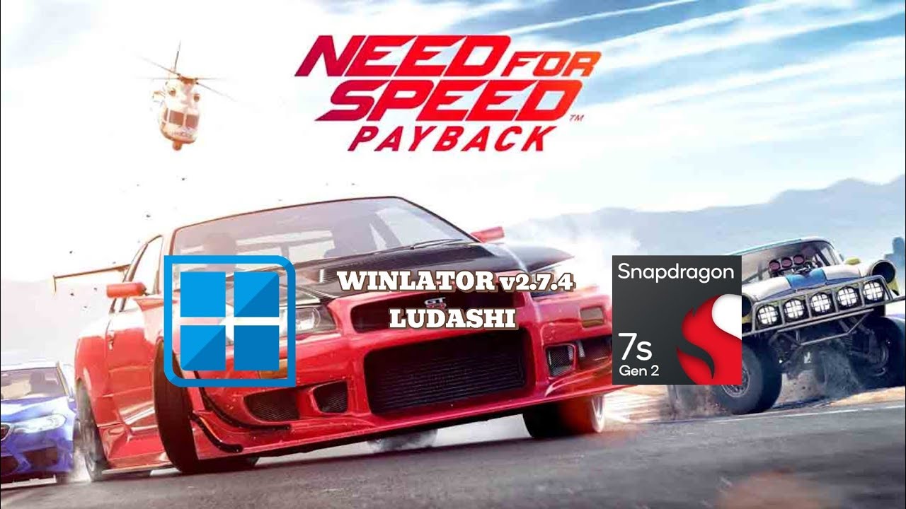 Need for Speed ​​Payback (Windows) на Android || Winlator CMOD Ludashi v2.7.4