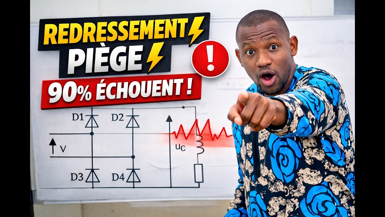 Redressement non commandé : l’exercice que 90% des étudiants ratent ⚡ (corrigé complet)