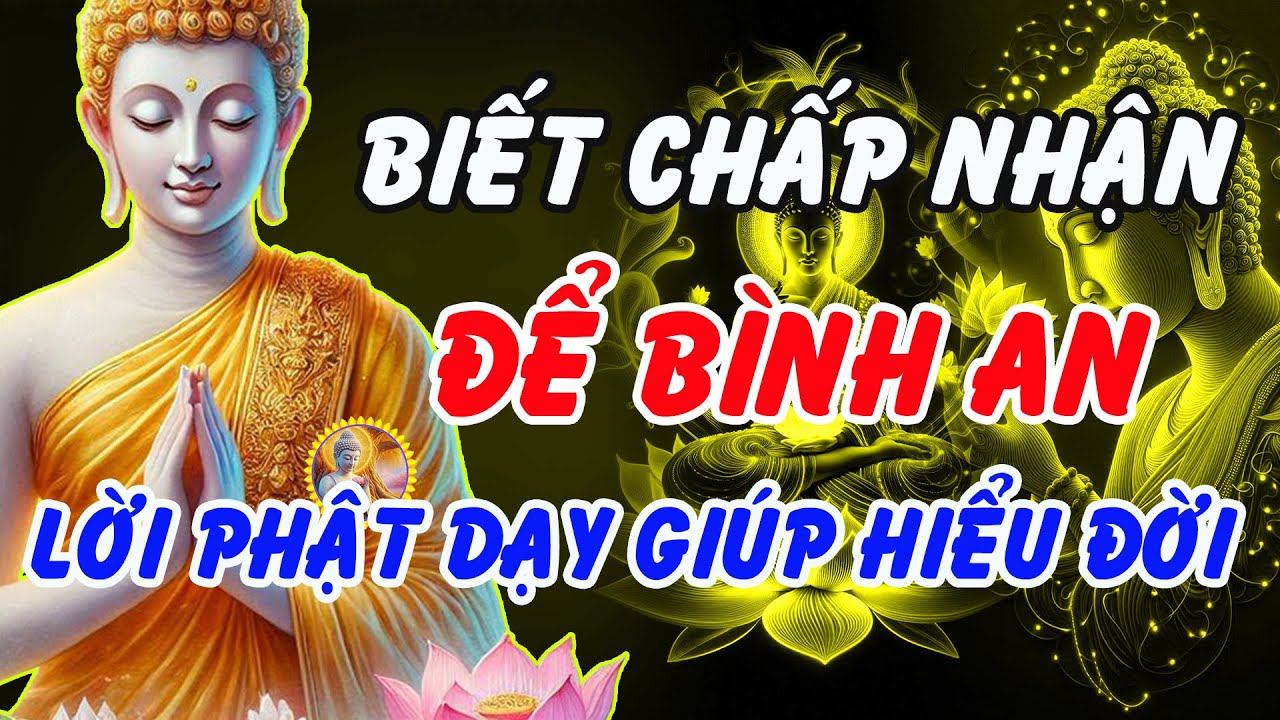 Biết Chấp Nhận Để Bình An: Lời Phật Dạy Giúp Hiểu Đời, Buông Phiền Não, Thân Tâm An Lạc