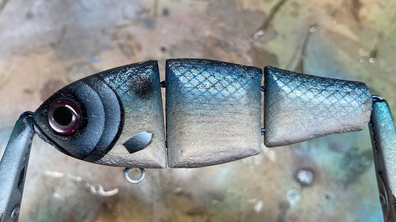 Hand Making INCREDIBLE Three Piece Swim Bait