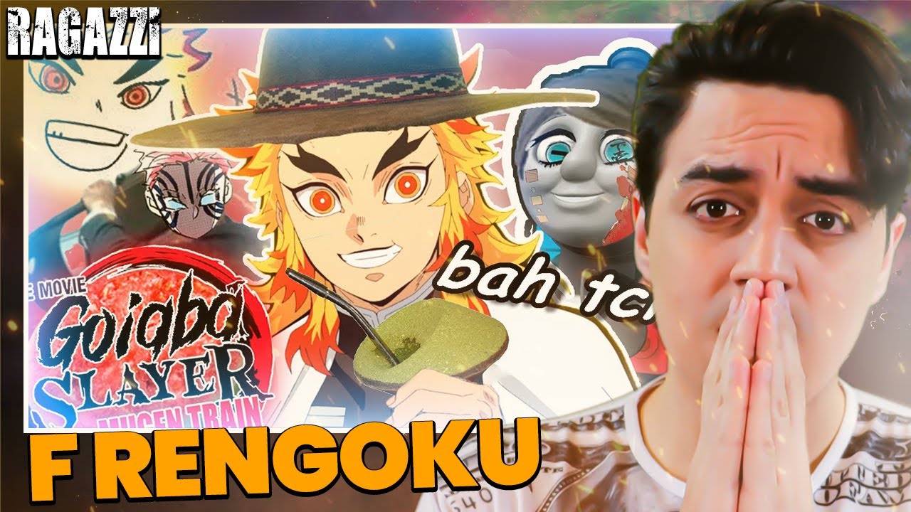 REAGINDO ao KIMETSU NO YAIBA E O CHURRAS NO TRÊM •COMIC•