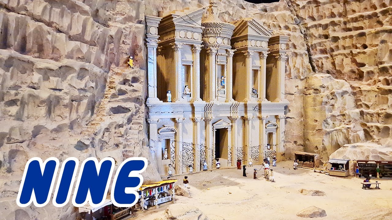 The ancient city of Petra - made of Lego