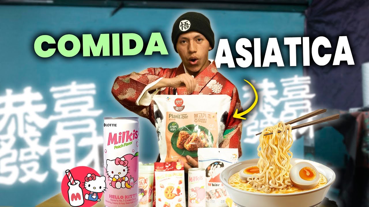¿A QUE SABE la COMIDA ASIATICA? | Juvenal