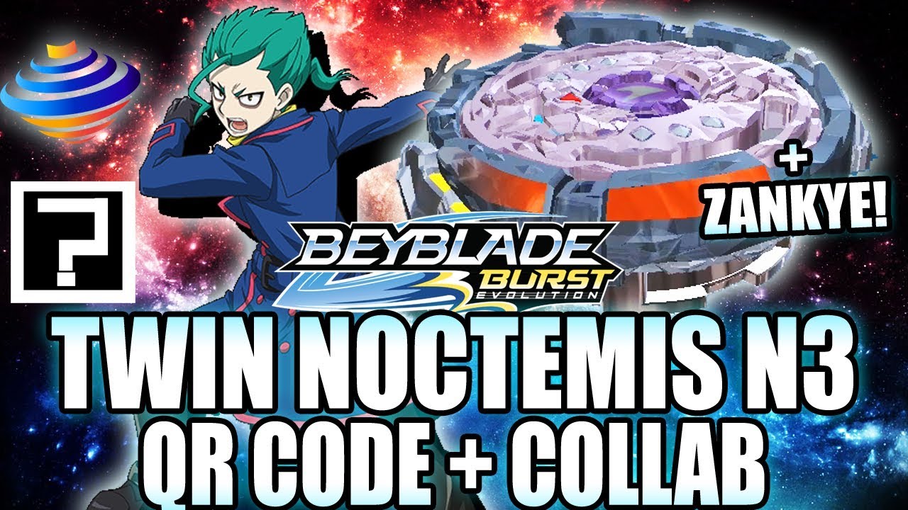 QR CODE TWIN NOCTEMIS N3! - BEYBLADE BURST APP QR CODES ベイブレードバースト