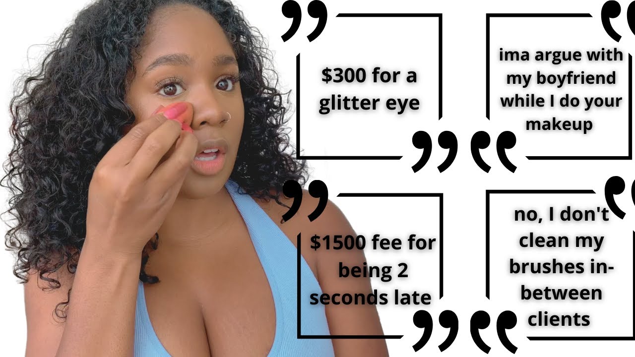 why are makeup artists SO unprofessional!?