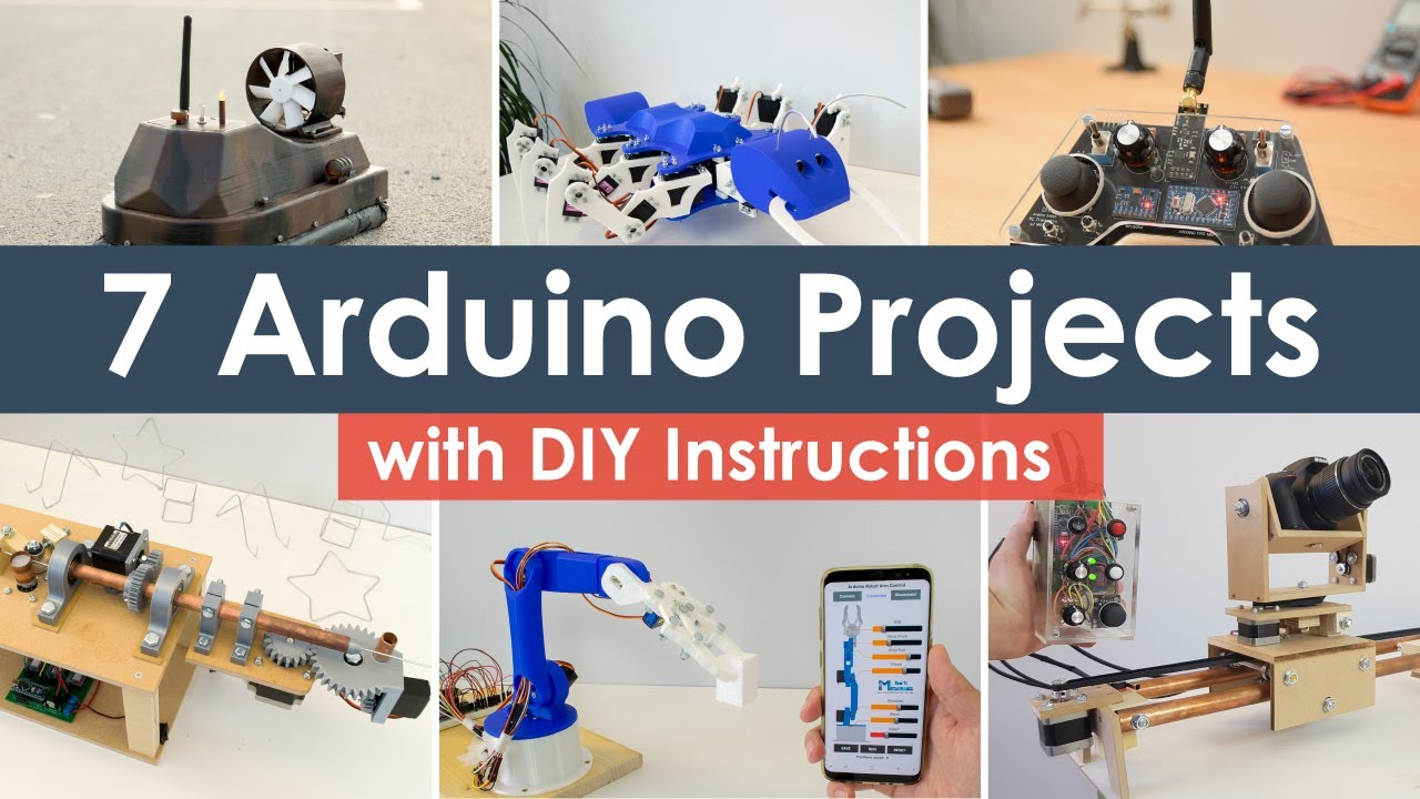 7 Arduino Projects with DIY Instructions