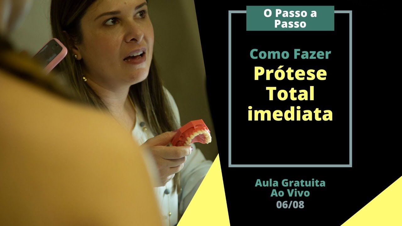 Como Fazer Prótese Total Imediata | Passo a Passo | Live 5k Seguidores