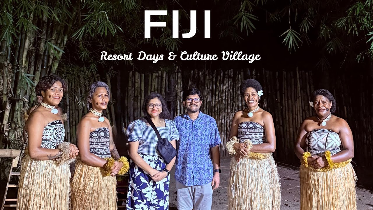 Island days in Fiji- Sofitel Resort | Fiji Culture Village | Lovo Food & Fire Dance | Vlog 2
