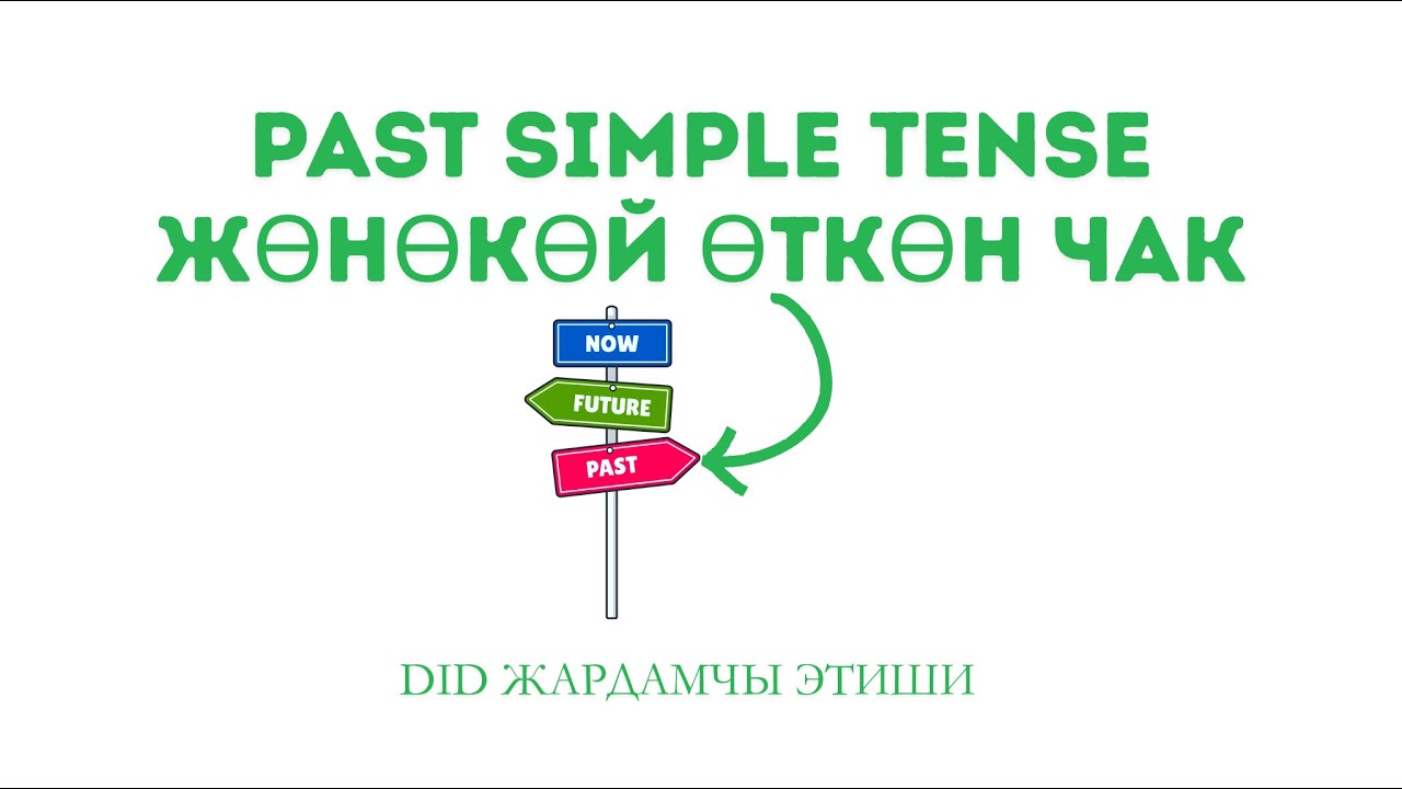 Past Simple Tense Жөнөкөй Өткөн Чак