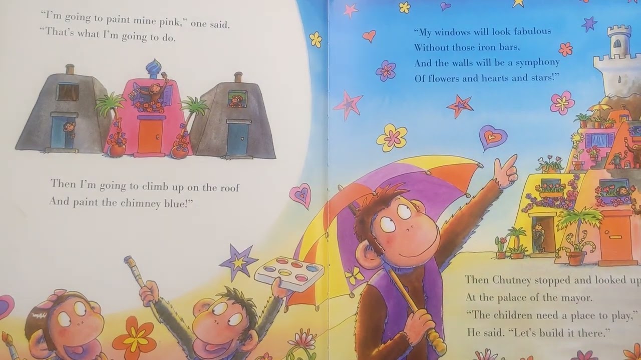 Stories for kids | The Chimpanzees of Happytown by Giles Andreae and Guy Parker-Rees