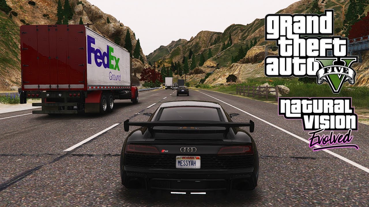 GTA V Modded Machinima Trailer - Blinded by Lights | Natural Vision Evolved