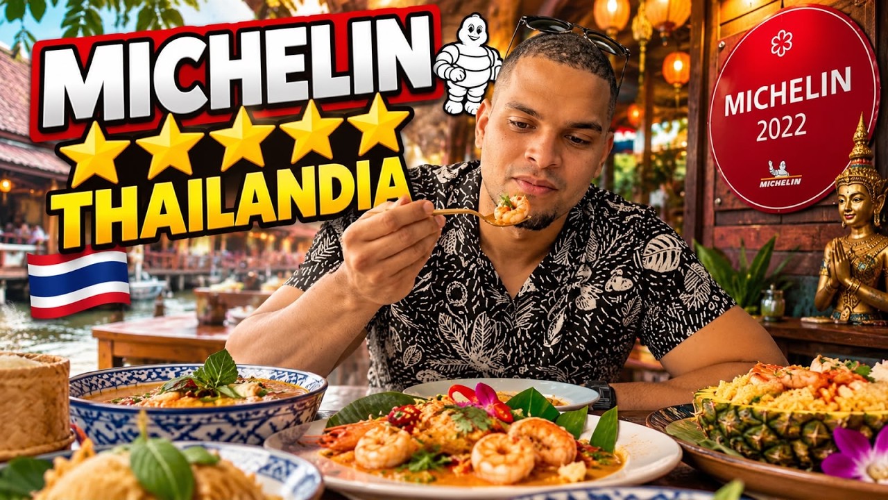 COMIENDO EN UN RESTAURANTE ⭐️⭐️⭐️⭐️⭐️ Michelin EN THAILANDIA