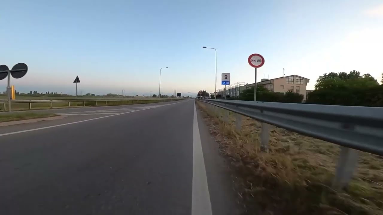 2 Hour 45 Min Video POV Cycling Workout Italy Milan Lodi Miradolo Terme - country road cycling