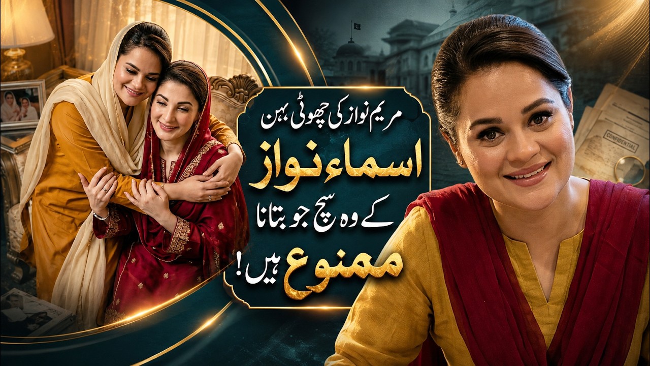 Asma Nawaz Sharif &mdash; Nawaz Sharif&rsquo;s Daughter Nobody Knows | Full Story