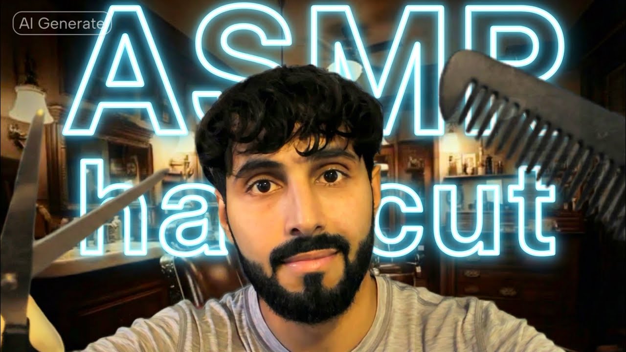 ASMR Ролевая игра со стрижкой ✂️ | Расслабляющие звуки парикмахерских ножниц, машинки для стрижки...