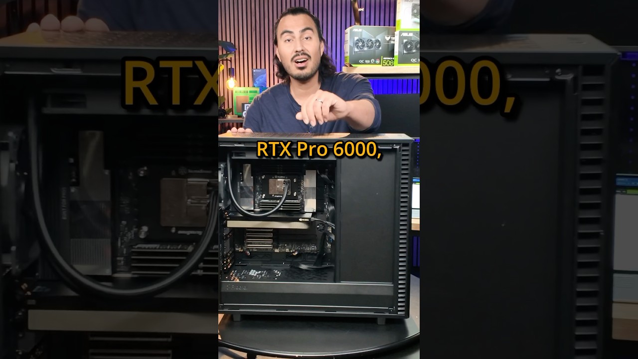 Micro Center Studios' AI Threadripper Workstation Gets a RTX Pro 6000 Upgrade!