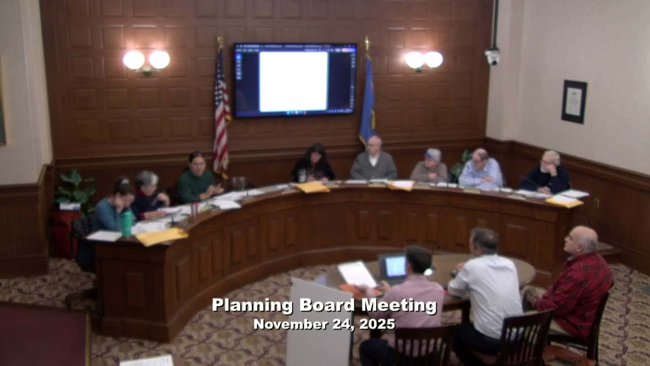 Planning Board Meeting 11/24/2025